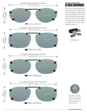 how to measure for clip on sunglasses